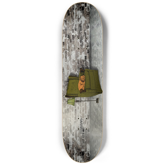 Sleeping Staffy Custom Skateboard
