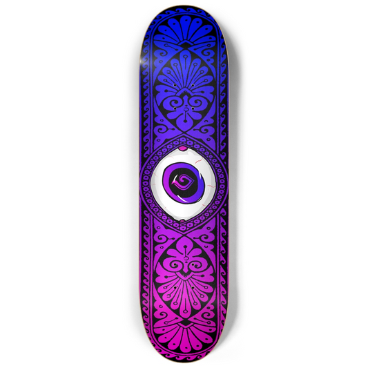Eye Purple/Blue Skateboard 8 1/4