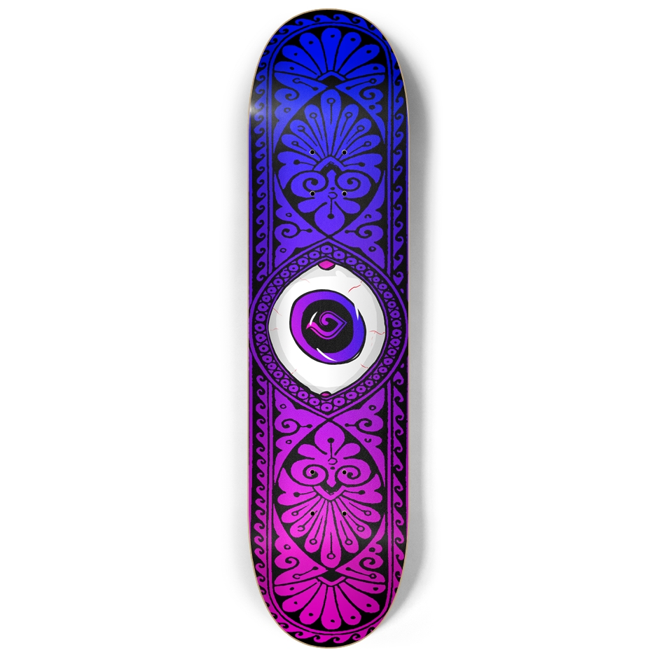 Eye Purple/Blue Skateboard 8 1/4