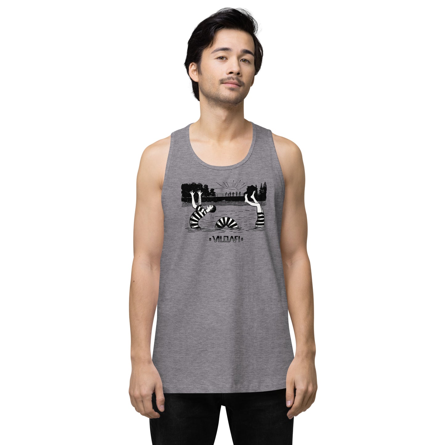 Loch-Ness Man-ster Men’s premium tank top