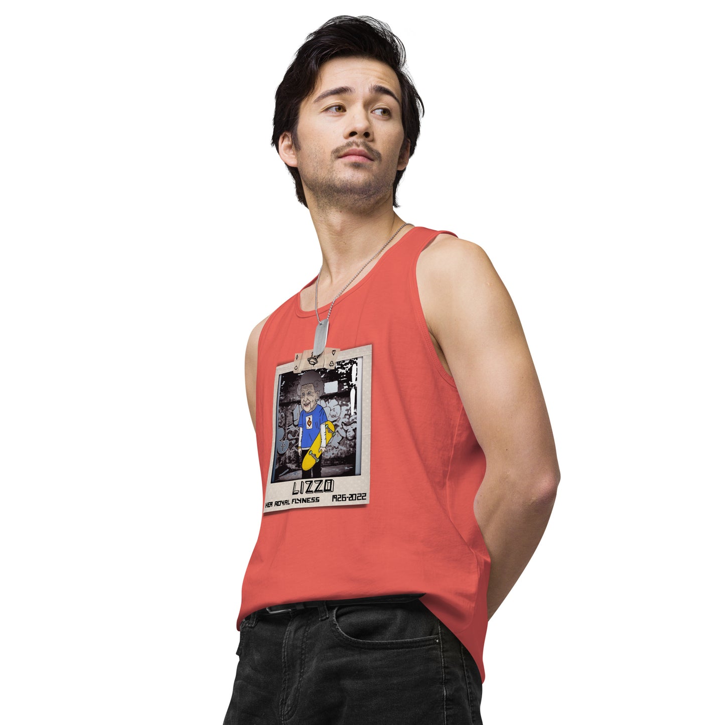 Queen Lizzo Men’s premium tank top