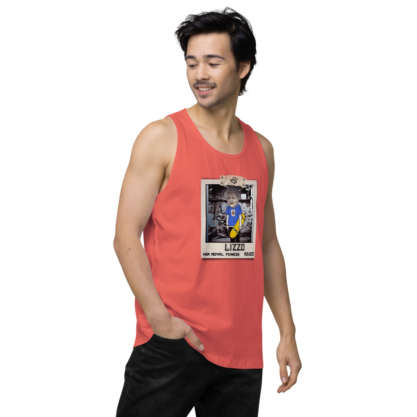 Queen Lizzo Men’s premium tank top