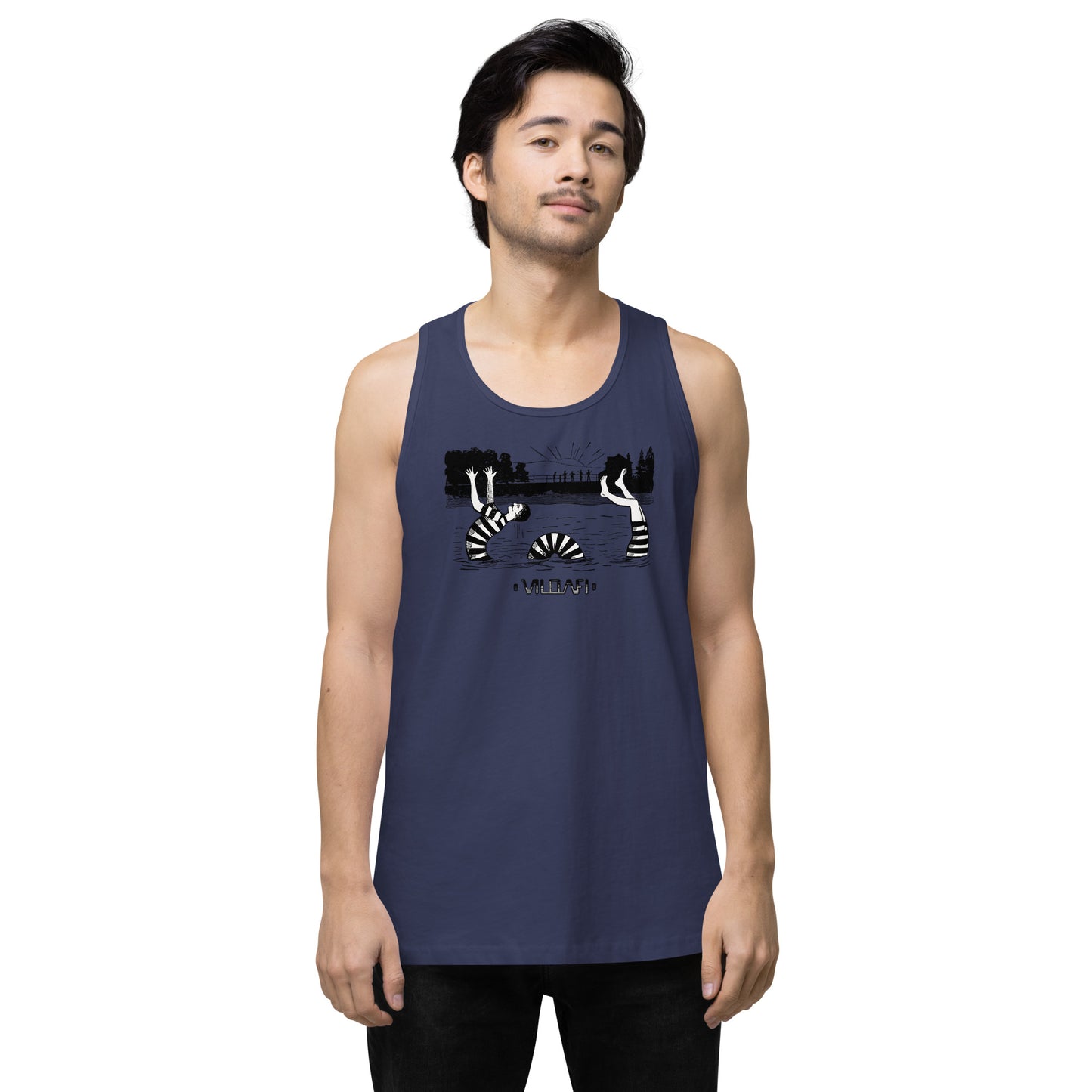 Loch-Ness Man-ster Men’s premium tank top