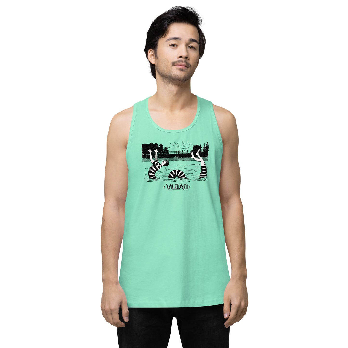 Loch-Ness Man-ster Men’s premium tank top
