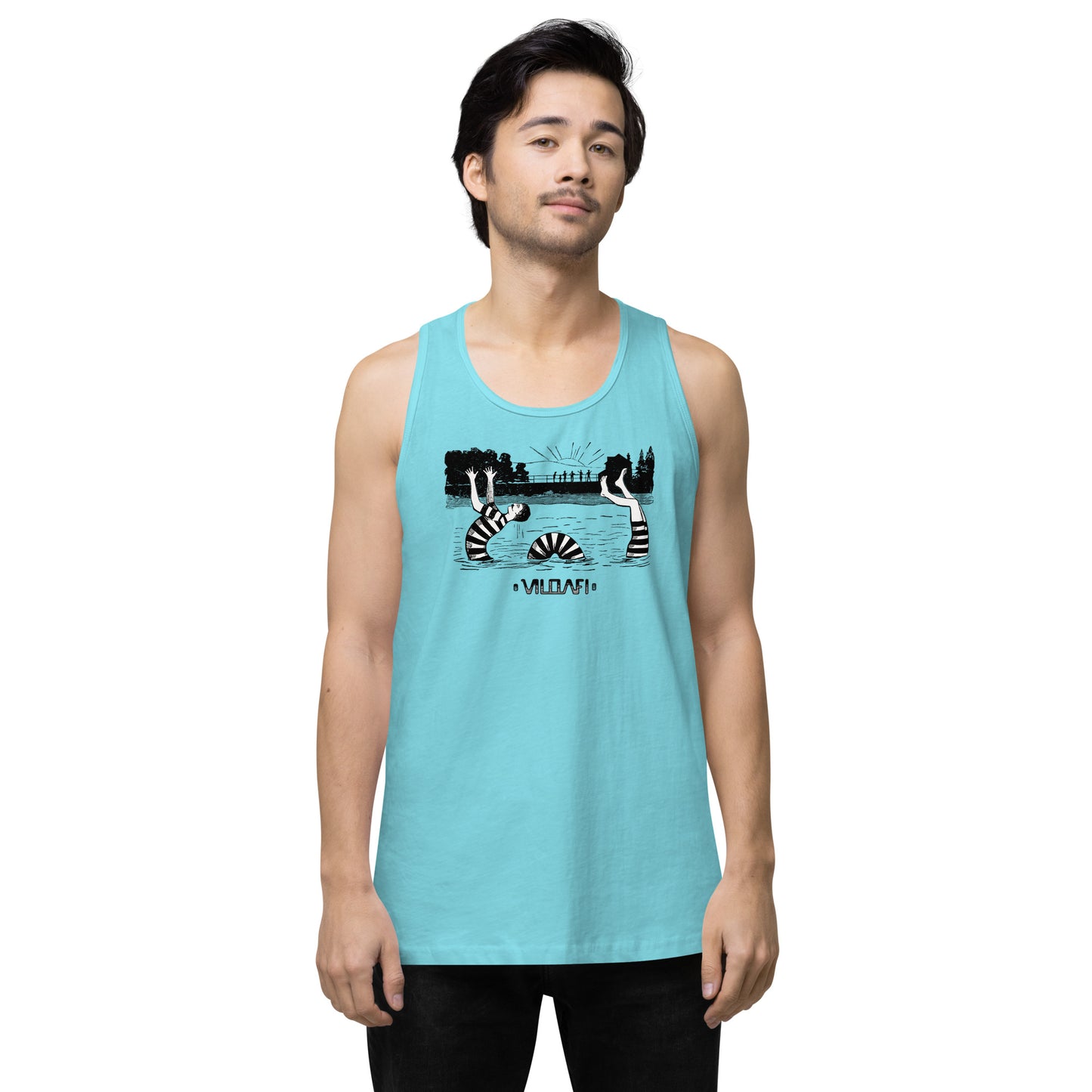 Loch-Ness Man-ster Men’s premium tank top