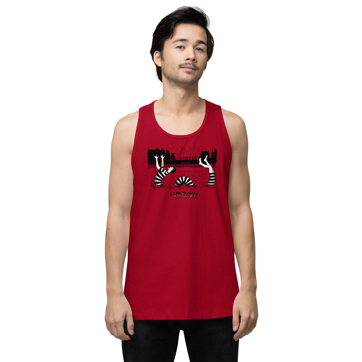 Loch-Ness Man-ster Men’s premium tank top