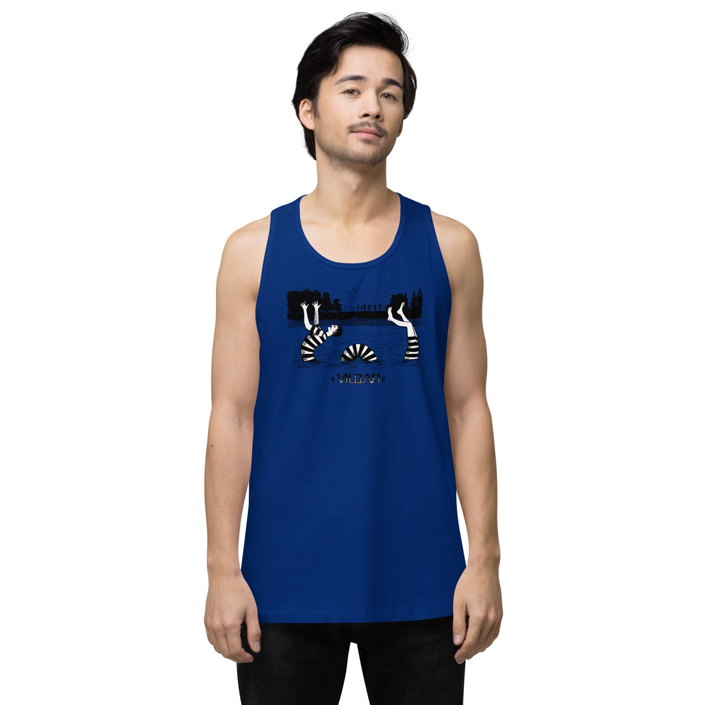 Loch-Ness Man-ster Men’s premium tank top