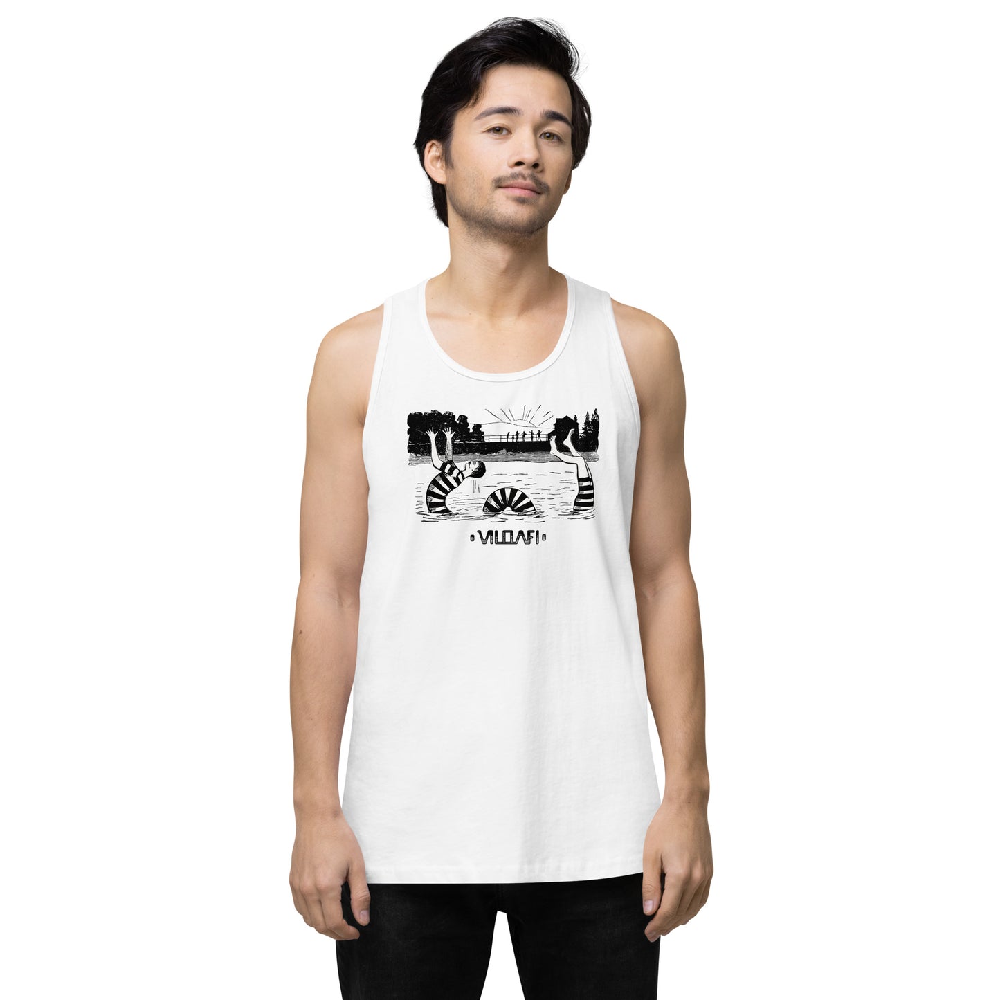 Loch-Ness Man-ster Men’s premium tank top