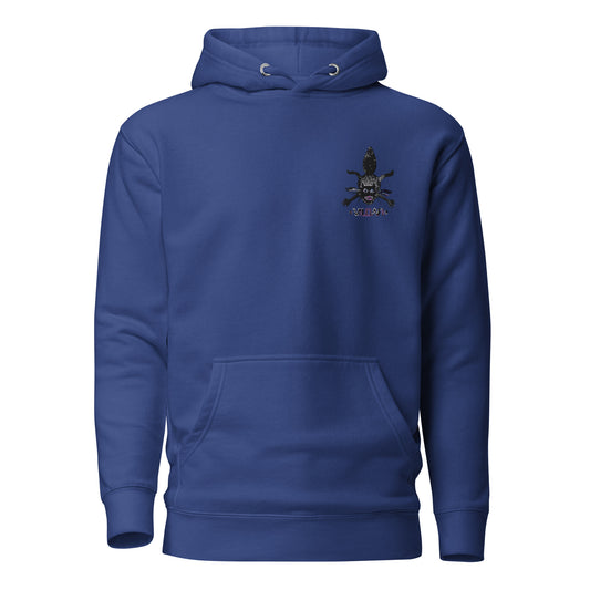 Falling Cat embroidered Unisex Hoodie