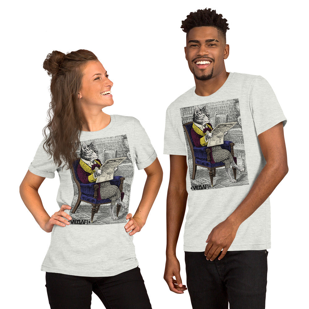 Dapper Feline Unisex t-shirt