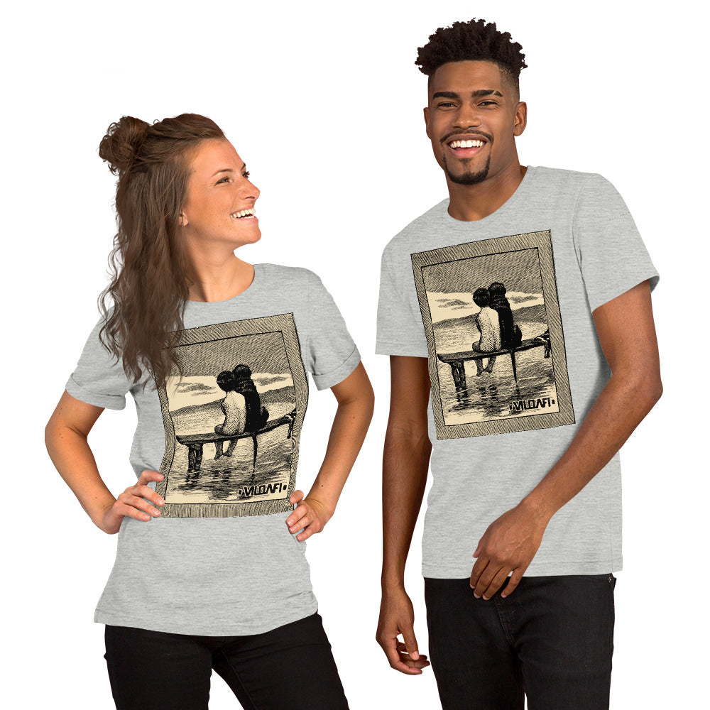 A Boy and his Dog Unisex t-shirt