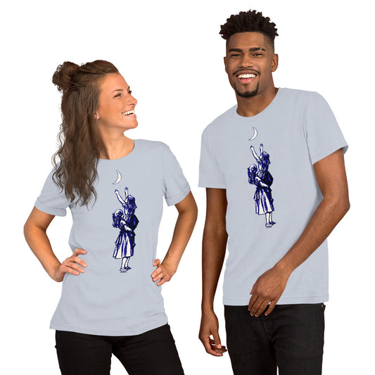 I will help you reach the moon Unisex t-shirt
