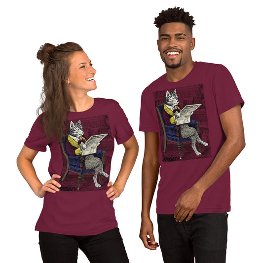 Dapper Feline Unisex t-shirt