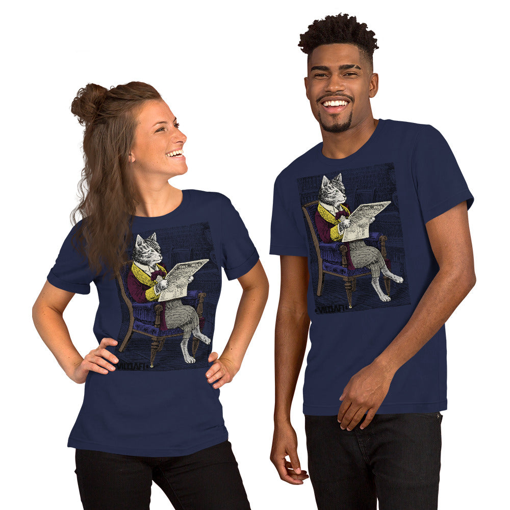 Dapper Feline Unisex t-shirt