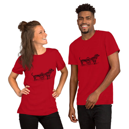 Looong Dooog Unisex t-shirt