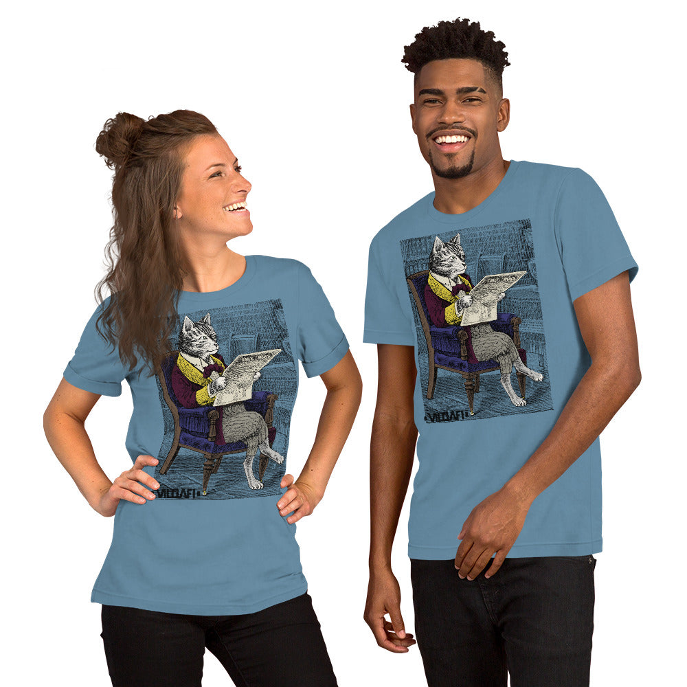 Dapper Feline Unisex t-shirt