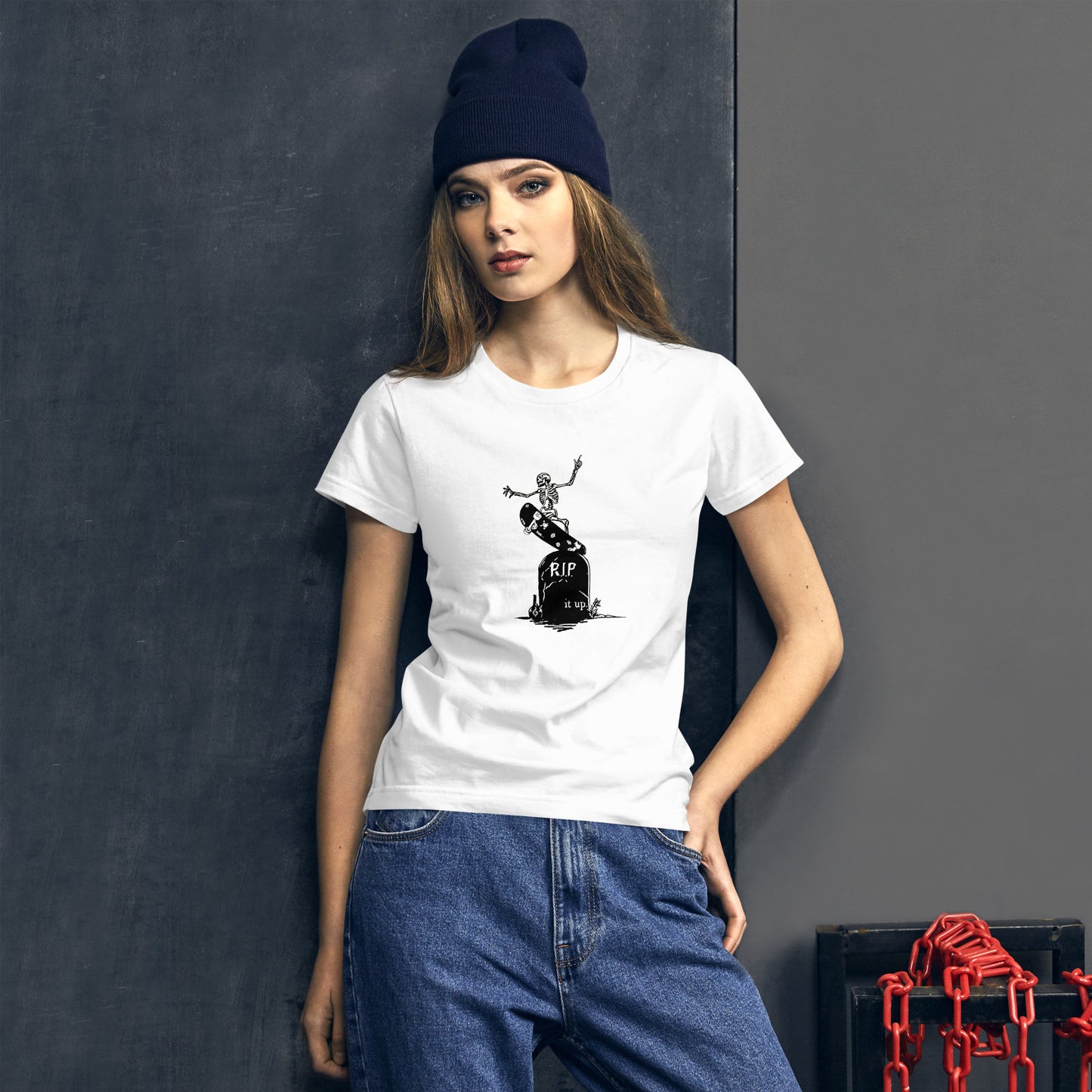 R.I.P. it up! Women's short sleeve t-shirt